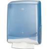 TORK Distributeur pour essuie-mains interfolis plis en Z et M L29,9 x H40,6 x P12,7 cm bleu transprent