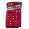 CITIZEN Calculatrice de poche CPC112 Rouge