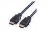 CORDON HDMI HIGH SPEED AVEC ETHERNET CONNECTEURS DORES  NOIR - 5M