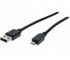 CORDON USB 2.0 A MICRO B NOIR - 2.0 M