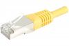 DEXLAN Cordon RJ45 CAT 6A S/FTP jaune - 1,5 m