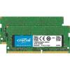 MEMOIRE CRUCIAL 32GO (2X16GO) DDR4 SDRAM - 2666MHZ / PC4-21300 - 1.20V CL19 - 260 PIN
