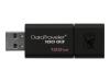 CLE USB KINGSTON DATATRAVELER 100 G3 128 GB USB 3.0 NOIR