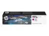 HP991X 187 ML MAGENTA ORIGINAL ENCRE PAGE WIDE PRO MFP 772DN-777Z RCP 0.00 +DEEE 0.05 EURO INCLUS