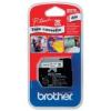 Cassette  ruban pour tiqueteuses Brother Ptouch - MK221  (noir-blanc)9 mm 